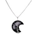 thumbnail image 1 of Wire Wrap Tree of Life Crescent Moon Pendant Necklace Crystal Stone Resin Pendant Necklaces for Women Men Collarbone Chain, 1 of 5