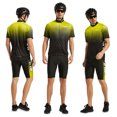 thumbnail image 2 of Men's Summer Short Suits Cycling Set Cycling Jersey with 5D Gel Padded Riding Shorts Quick Dry Breathable Cycling Jersey Set for Outdoor Sport Cycling Biking, 2 of 7