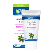 Earth's Care Anti Itch Cream with Natural Active Ingredients Camphor & Menthol- Paraben-Free - 2.4 oz