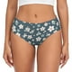 thumbnail image 1 of Fotbe Blue Flower Calzones Estampados para Mujer – Ropa Interior de Algodón, Cómoda, Suave y Elástica-Large, 1 of 6