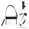 thumbnail image 4 of Stadium Approved Clear Shoulder Bag Versatile Clear Purse with Removable Straps for Work Concerts and Sporting Events, 4 of 5