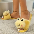 thumbnail image 2 of Aayomet Women's Fuzzy Slippers Comfort Indoor Outdoor Fluffy Warm Trendy Slip-On Slipper,Yellow 39, 2 of 5