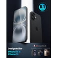 thumbnail image 2 of Protector de pantalla Lamicall para iPhone 16/15 (6.1) [paquete de 2], 2 of 7