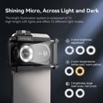 thumbnail image 4 of Mistaha Portable Smartphone Microscope with 100X Magnification, LED Lights, CPL Filter, and Universal Clip - Ideal for Explorers and Enthusiasts, 4 of 6