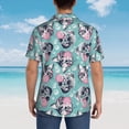 thumbnail image 6 of Haiem Bubble Cat Cute Printed Hawaiian Shirt for Men - Men’s Casual Beach Summer Shirts - Stretch Fabric with Modern Fit-XX-Large, 6 of 9