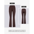 thumbnail image 7 of STARVNC Women V Cross Waist Tummy Control With Pockets Flare Yoga Pants, 7 of 7