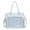 Blue, variant on Nylon Ita Tote Bag Pin Display Backpack 3-Way Convertible Multi Pockets (Blue)