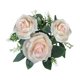 thumbnail image 2 of Xihbxyly Corona de Rosas, Tela de Seda, Anillo de Flores Artificiales, Decoración para Bodas y San Valentín, Exquisito Centro de Mesa, Compatible con La Mayoría de Velas, 23 X 23 Cm, 1 Unidad., 2 of 6