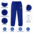 thumbnail image 6 of Aezemi Workout Straight Leg Sweatpants Men Fashion Drawstring Pull on Elastic Waist Casual Workout Walking Long Pants with Pockets Winter Fall Business Casual Work Sports Trousers L, 6 of 9