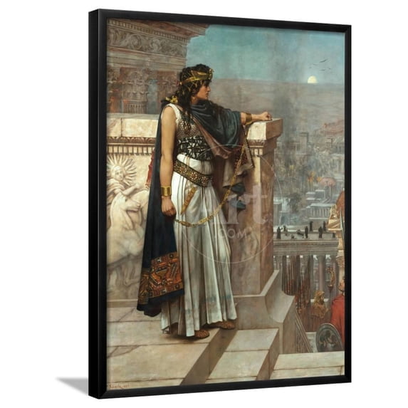 Zenobias Last Look on Palmyra, 1888, Framed Art Print Wall Art by Herbert Gustave Schmalz Sold by Art.Com