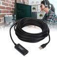 thumbnail image 1 of Long USB Extension Cord, Simple  USB Extender Cable 480Mbps Transfer Speed Wide Compatibility Flexibility 33FT PVC  for Printer for Keyboard, 1 of 7