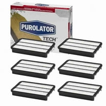 6 pc Purolator TECH TA24690 Air Filters for 042-1523 143-2081 17801-03010 17801-74060 26017 283 33-2145-1 36017 4017 46017 6017 61946017 66017 73-299 7351 88017 94017 A1286C A4690 A785 AE7351 AF-6230