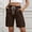 Brown, variant on Hiking Shorts for Women High Waisted Pull On Cargo Casual Golf Water Resistant Bermuda Shorts with Drawstring Army Green