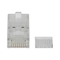 thumbnail image 4 of SF Cable Cat6 RJ45 Modular Plug Round Solid 50 Micron 100 pcs per bag, 4 of 5