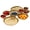 Gold, variant on Nine-Grid Cluster Tray Serving, Clustered Serving Bowl with Multi-size Compartments