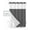 Grey, variant on No Hook Shower Curtain with Snap in Liner, Dark Gray Long Wave Pattern Texture Hotel Shower Curtains for Bathroom, Washable Shower Curtain Liner Set with Mesh Top Window, 36"x72"
