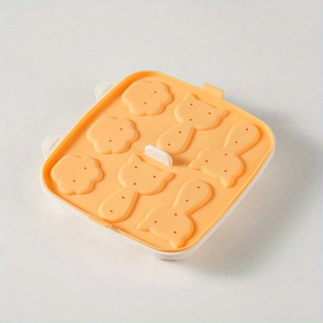 Molde de silicona para helados, ideal para papillas y dulces para bebés. Molde de silicona de grado alimenticio, inodoro, para hornear helados caseros, pudines y pasteles. Apto para congelador y