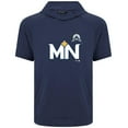 thumbnail image 2 of Men's Levelwear  Navy Minnesota Twins City Connect Phase Core Logo Pullover Hoodie T-Shirt, 2 of 3