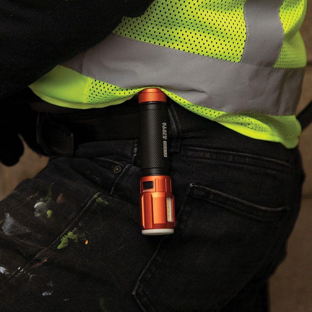 Klein Tools Flashlight With Worklight Rechargeable