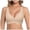 Beige, variant on Deep V Bras for Women No Underwire Seamless Leopard Print Bralettes Push Up Plunge Everyday T Shirt Bra with Extender (Black, S)