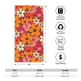 thumbnail image 2 of Polyester Long Towel Multi-Size Water Absorption Good Bright Fluffy Soft For Bathroom Swimming Pool Beach Outdoor Travel Retro Groovy Flowers Pattern (14), 2 of 8