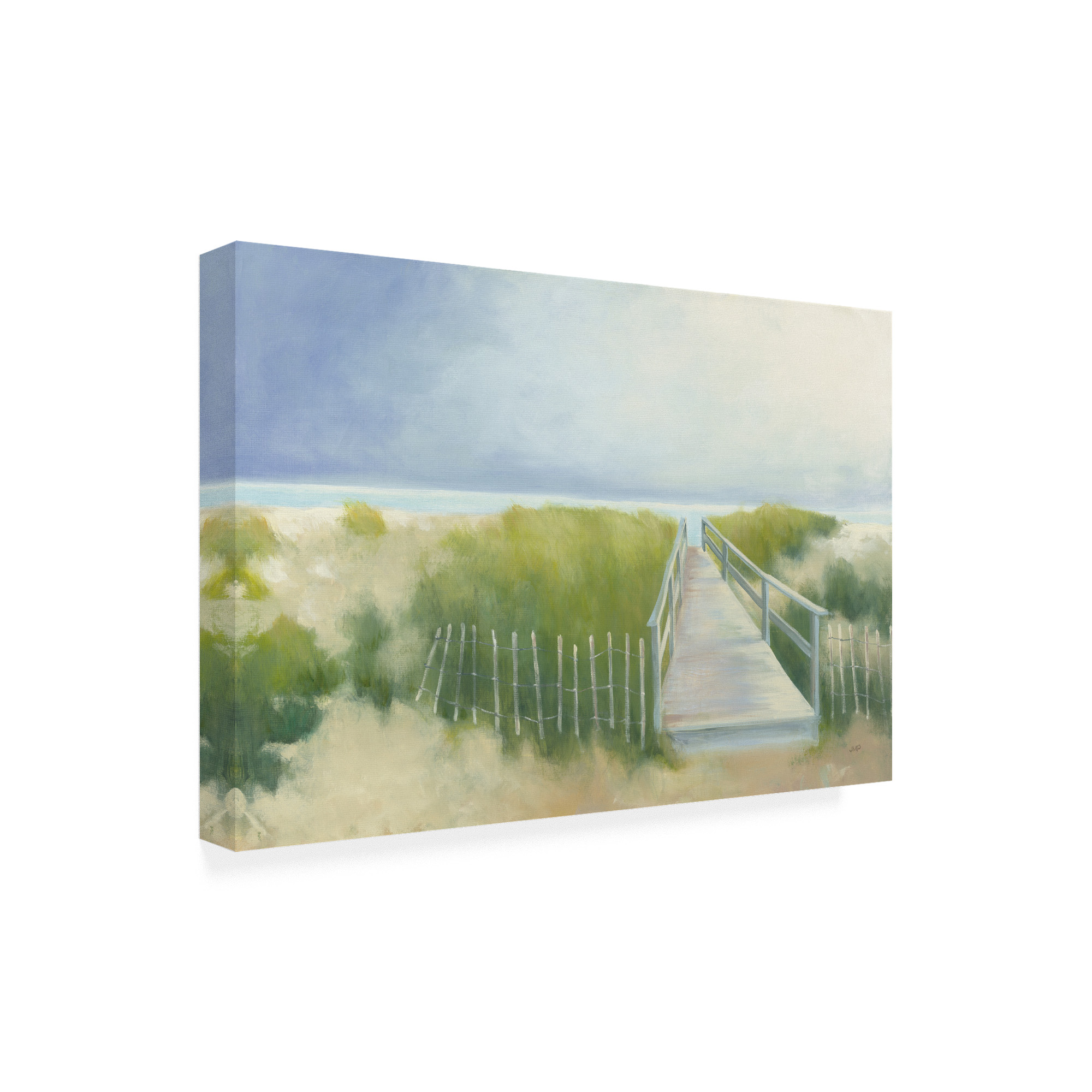 Trademark Fine Art 'Beach Walkway' Canvas Art by Julia Purinton