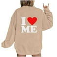 thumbnail image 2 of QUINDOS Valentine’s Day Sweatshirt Casual Long Sleeve Heart Sweethearts Crew Neck Valentines Day Clothes Women Sweatshirts, 2 of 4