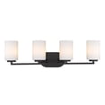 thumbnail image 2 of Golden Lighting Manhattan 4-light Vanity in Matte Black, 2 of 2