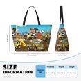 thumbnail image 4 of Kdxio Different Construction Site Vehicles for Beach Bag for Women Large Beach Tote Bag Waterproof Sandproof Swim Bag with Zipper Pockets Beach Vacation Travel, 4 of 7