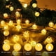 thumbnail image 4 of Cadena de luces solares para exteriores, 200 luces LED impermeables con forma de globo de cristal con 8 modos de luz alimentada por energía solar para decoración navideña de jardín, 4 of 6