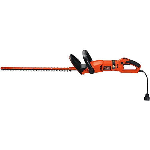 BLACK+DECKER HH2455 3.3-Amp HedgeHog Hedge Trimmer with Rotating Handle And Dual Blade Action Blades, , 24"