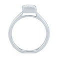 thumbnail image 2 of 0.50 Carat Brilliant Radiant Cut Natural Diamond Solitaire Beautiful Ring for Engagement Solid 14K White Gold Size 9, 2 of 6