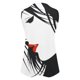 thumbnail image 4 of ICHUANYI Clearance Women Fashion Summer Sexy Fold Printed Regular Sleeveless V Neck Button Top(White, L) ICHUANYI WER2023080813031, 4 of 5