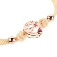 thumbnail image 3 of 1 par de pulseras vibratorias para pareja, pulseras de conexión de latidos del corazón para él y para ella, pulseras tejidas ajustables, joyería de aniversario para relaciones a distancia., 3 of 7