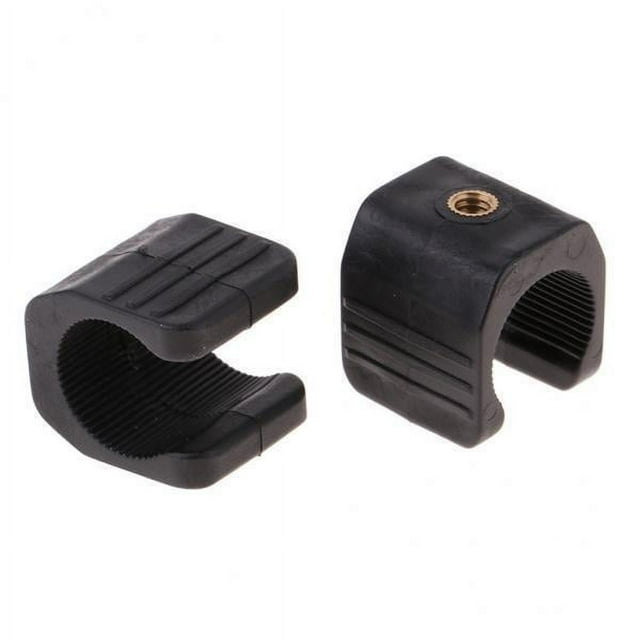 Almencla 5-6pack 2 Pieces U Shaped Flashlight Clip Mount Clamp for Fishing Light Lamp 6 Pcs