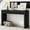 Black, variant on Euroco 52.9" Fluted Console Table with 3 Drawers,Solid Wood Narrow Long Entryway Table for Living Room Foyer Hallway,Black