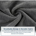 thumbnail image 5 of Triani 2 Pieces Velvet Neck Roll Pillow Cover Only Round Cervical Pillow Case with Zipper, Ash Black Neck Round Pillow Covers Roll Pillow Case Soft Bolster Pillowcases for Cylindrical Pillow, 5 of 6