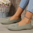 thumbnail image 4 of Pandaie Women's Ballet Flat Shoes Mesh Pointed Toe Flats May Jane Comfortable Slip on Ladies Casual Work Walking Driving Loafers Light Green Size 6.5, 4 of 6