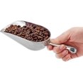thumbnail image 5 of Cast Aluminum Round Bottom Bar Ice Flour Utility Scoop, Silver 10", 5 of 5