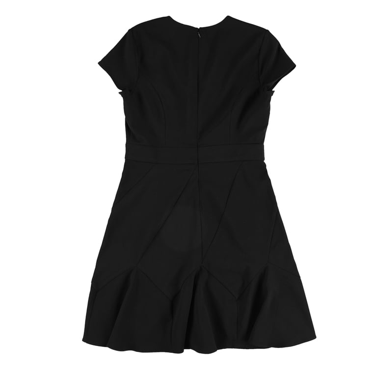 bar III Womens Seam-Detail Fit & Flare Dress, Black, 4 - Walmart.com
