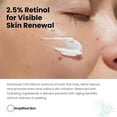 thumbnail image 3 of Retinol Face Cream Moisturizer with Hyaluronic Acid and Vitamin E, Hydrating Facial Cream, 2.5% Retinol, 1.7 oz, 3 of 9