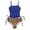 Blue, variant on Girls Strappy Backless Sport Bikini Leopard Print Two Piece Swimsuit for and Junior Beachwear,Girls Swimsuits,15-16 Years