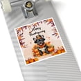thumbnail image 4 of Happy Thanksgiving French Bulldog Welcome Thankful Fall Autumn Pumpkin Vinyl Sticker Dog Lover Gifts Waterproof Decal Art Decor - 02021, 4 of 5
