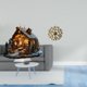thumbnail image 2 of Conjunto de esculturas de belén con decoración de mesa de acrílico, escultura de metal para colgar en la pared, disco ornamental de pie, ideal para re, 2 of 8