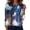 #167-Multicolor, variant on Craaazy Halloween Casual Tops for Women Loose Multicolor Crew Neck Long Sleeve Ghost Pumpkin Haunted House Halloween Printed Top Outdoor Shopping Blouse