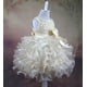 thumbnail image 1 of Vestido de princesa con flores para niña, vestido de bebé con lazo y cuentas, vestido de novia para niña de las flores, minifalda, 1 of 6