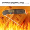 thumbnail image 3 of Foldable Digital Food Thermometer Food Probe BBQ Meat Water Milk Temperature Gauge Kitchen Cooking Tools, 3 of 7