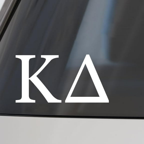 Kappa Delta Car Decal Sticker- Greek Letters Design, Officially Licensed  Sorority Window Sticker
