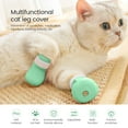 thumbnail image 3 of Cat Silicone Cat Claw Covers Muzzle Set Adjustable Breathable Pet Supplies for Bathing Grooming Trimming, 3 of 8