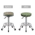 thumbnail image 5 of Lsque Cute goose Pattern Round Bar chair cushion covers Velvet Fabric Premium Comfort Protects from Scratches and Stains for 14-17 Inch Chair-13 inch, 5 of 7